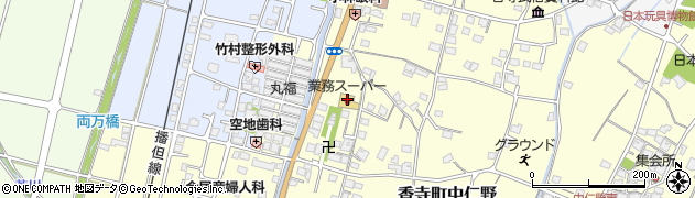 兵庫県姫路市香寺町中仁野147周辺の地図