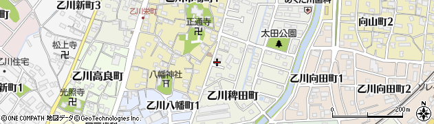 愛知県半田市乙川稗田町22周辺の地図