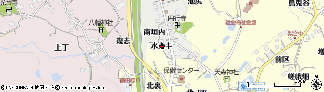 兵庫県川辺郡猪名川町北野水カキ204周辺の地図