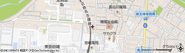 花昇生花店周辺の地図