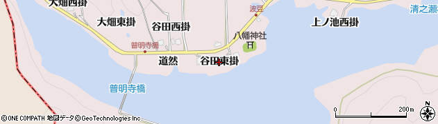 兵庫県宝塚市波豆（谷田東掛）周辺の地図