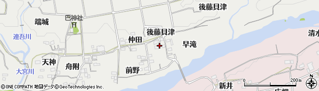 愛知県新城市川路前野16周辺の地図