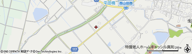 兵庫県姫路市山田町西山田297周辺の地図