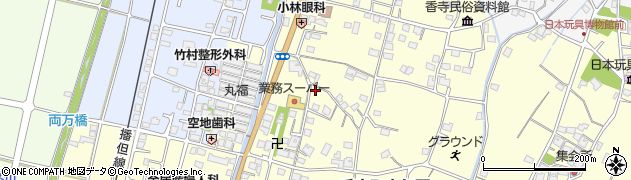 兵庫県姫路市香寺町中仁野38周辺の地図