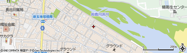 三重県四日市市楠町南五味塚724周辺の地図