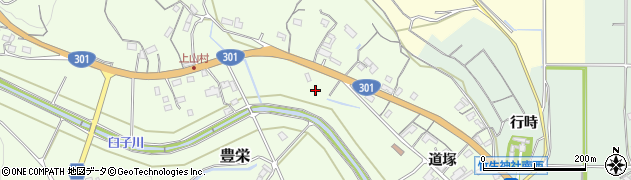 愛知県新城市豊栄（小瀬原）周辺の地図