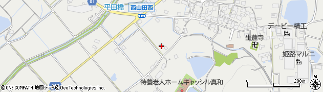 兵庫県姫路市山田町西山田314周辺の地図