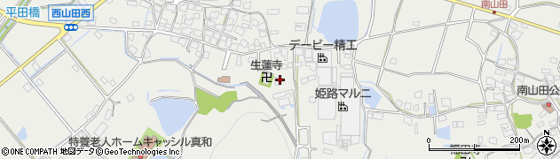 兵庫県姫路市山田町西山田487周辺の地図