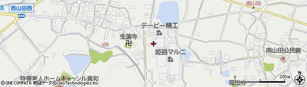 兵庫県姫路市山田町西山田492周辺の地図