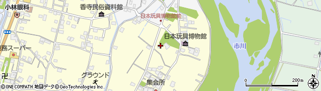 兵庫県姫路市香寺町中仁野663周辺の地図