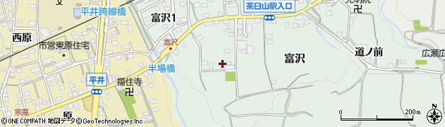 愛知県新城市富沢（安楽寺）周辺の地図