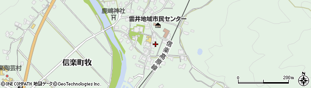 滋賀県甲賀市信楽町牧544周辺の地図
