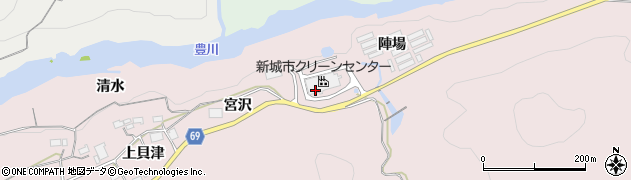 愛知県新城市日吉（樋田）周辺の地図