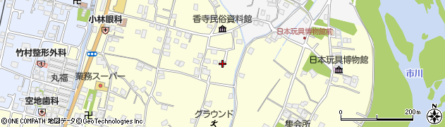 兵庫県姫路市香寺町中仁野352周辺の地図