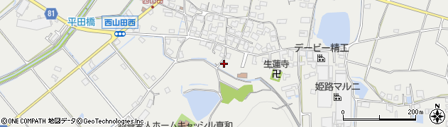 兵庫県姫路市山田町西山田447周辺の地図