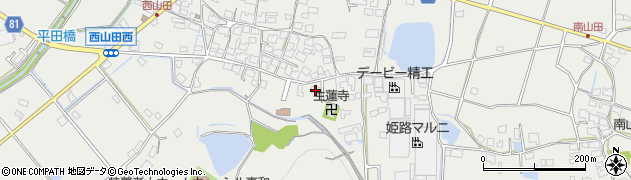 兵庫県姫路市山田町西山田470周辺の地図