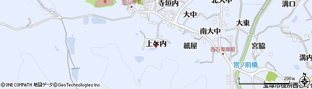 兵庫県宝塚市大原野（上ケ内）周辺の地図