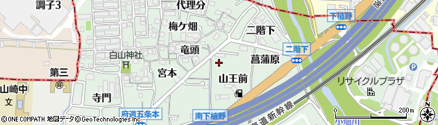 京都府大山崎町（乙訓郡）下植野周辺の地図