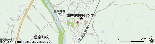 滋賀県甲賀市信楽町牧574周辺の地図