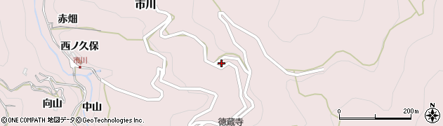 愛知県新城市市川平周辺の地図