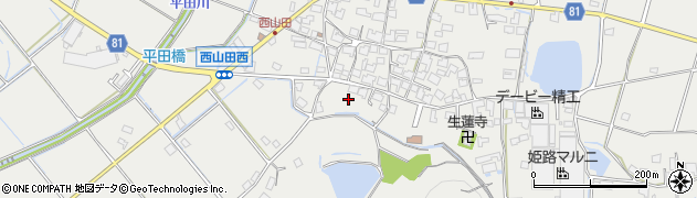 兵庫県姫路市山田町西山田435周辺の地図