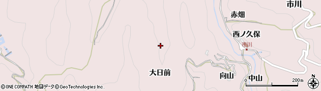 愛知県新城市市川（大日前）周辺の地図