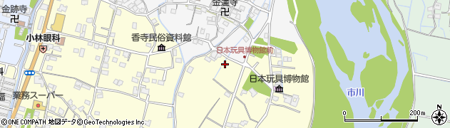 兵庫県姫路市香寺町中仁野500周辺の地図