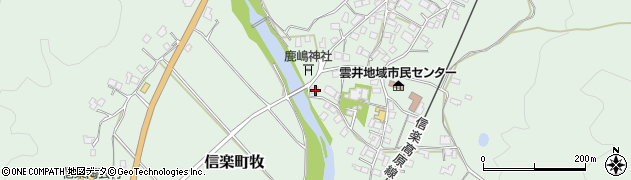 滋賀県甲賀市信楽町牧563周辺の地図