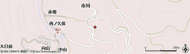 愛知県新城市市川峯11周辺の地図