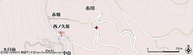 愛知県新城市市川峯7周辺の地図