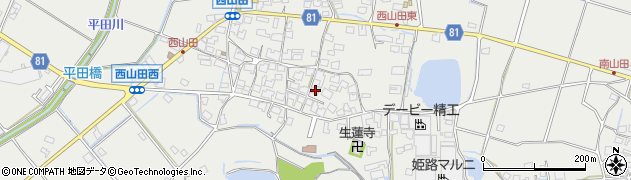 兵庫県姫路市山田町西山田549周辺の地図