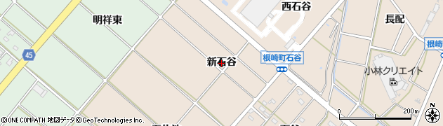 愛知県安城市根崎町（新石谷）周辺の地図