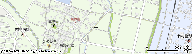 兵庫県姫路市香寺町田野周辺の地図