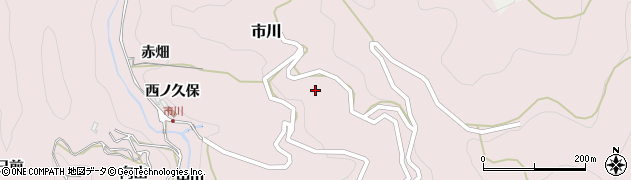 愛知県新城市市川（峯）周辺の地図