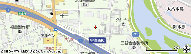 京都府宇治市槇島町（十一）周辺の地図