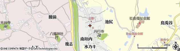 兵庫県川辺郡猪名川町北野北畑124周辺の地図