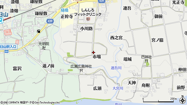〒441-1306 愛知県新城市川路の地図