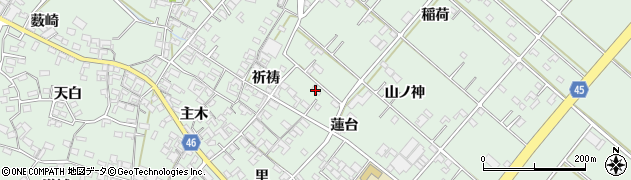 愛知県安城市東端町山ノ神65周辺の地図