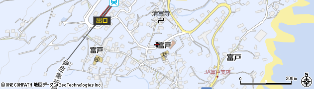 富戸簡易郵便局周辺の地図