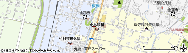 兵庫県姫路市香寺町中仁野263周辺の地図