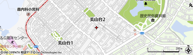 兵庫県川西市美山台周辺の地図