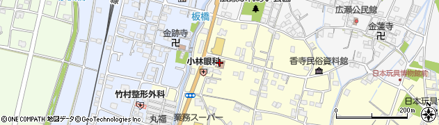 兵庫県姫路市香寺町中仁野268周辺の地図
