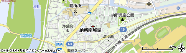 京都府京都市伏見区納所薬師堂13周辺の地図