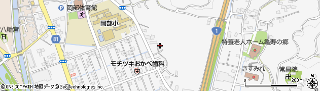 静岡県藤枝市岡部町内谷1108周辺の地図