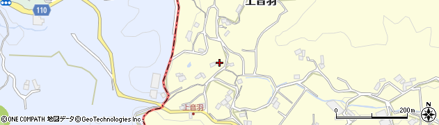 大阪府茨木市上音羽196周辺の地図