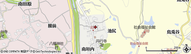 兵庫県川辺郡猪名川町北野上畑周辺の地図