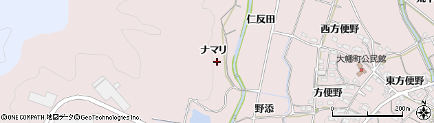 愛知県岡崎市大幡町（ナマリ）周辺の地図