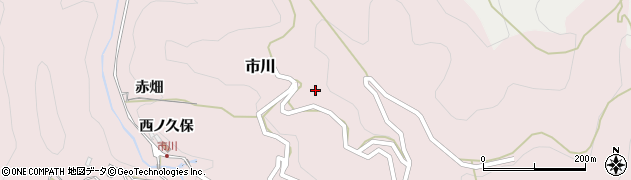 愛知県新城市市川峯56周辺の地図