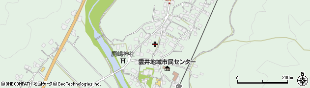 滋賀県甲賀市信楽町牧680周辺の地図