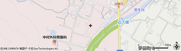 兵庫県姫路市夢前町菅生澗322周辺の地図